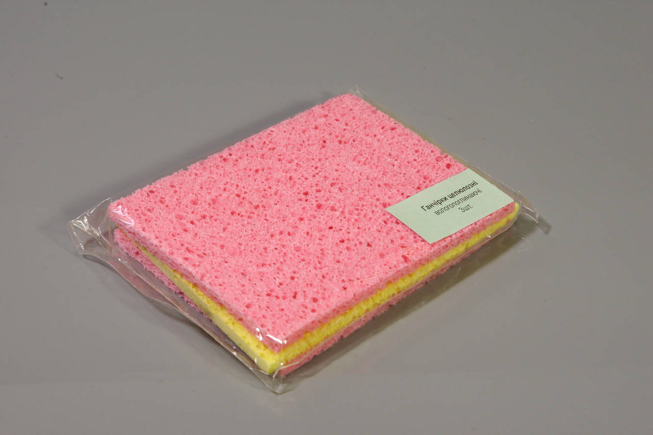 

Ганчірка целюлозна "гідра" 10х13 см (3 шт.), Разные цвета