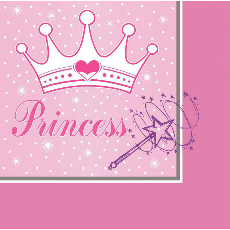 

Салфетки Princess (16шт/уп), Розовый