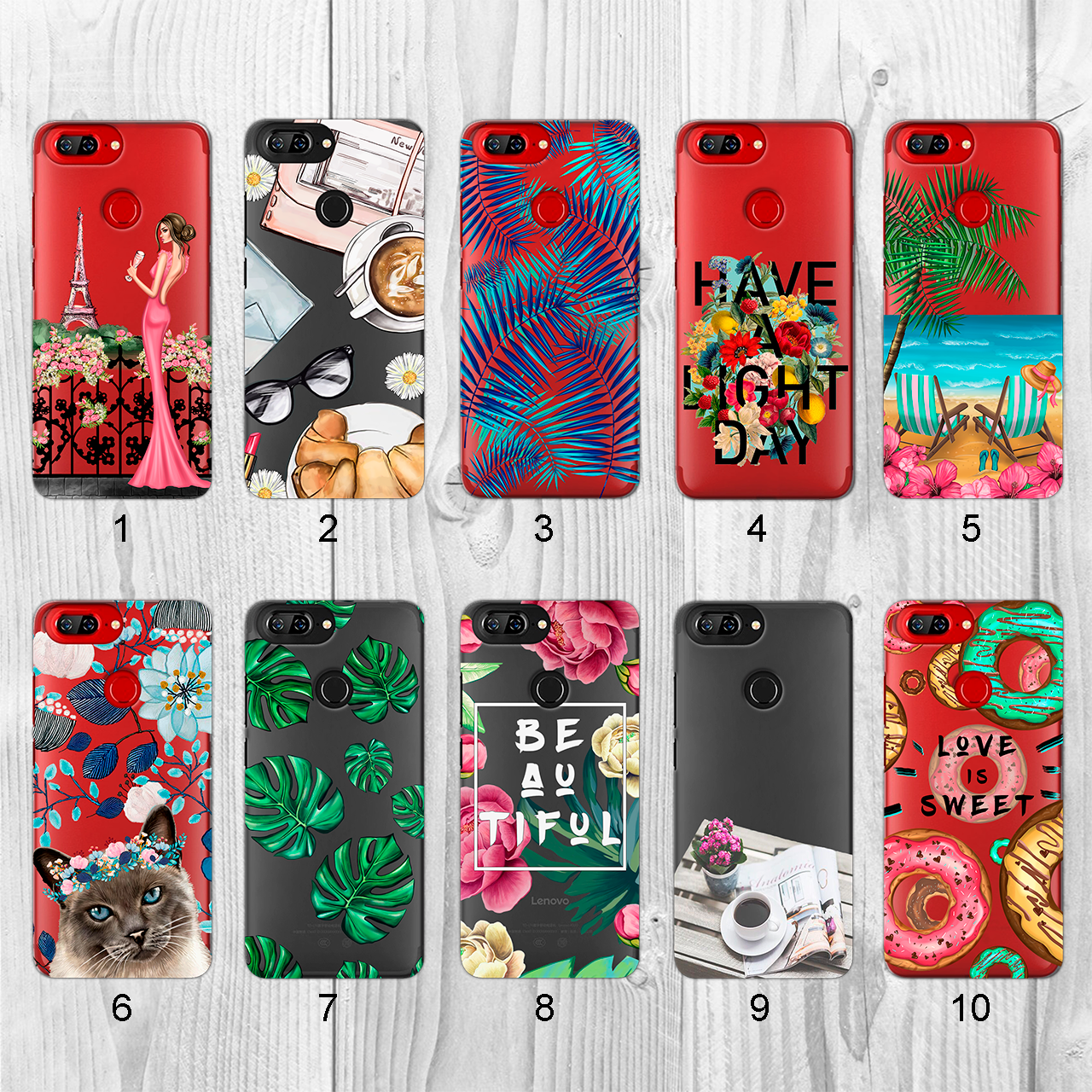 

Силиконовый чехол с рисунком для Lenovo S5 (new collection)