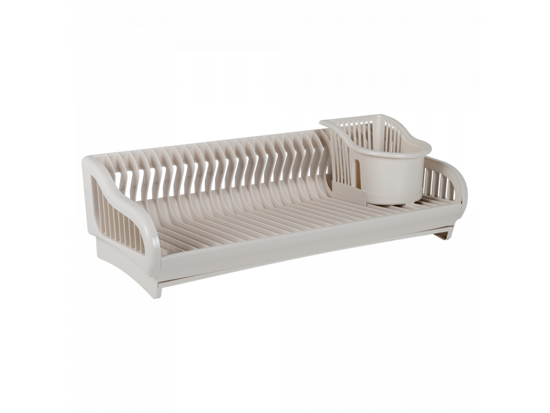 

Сушка для посуды "2 в 1" 53*23*19см. (белая роза)