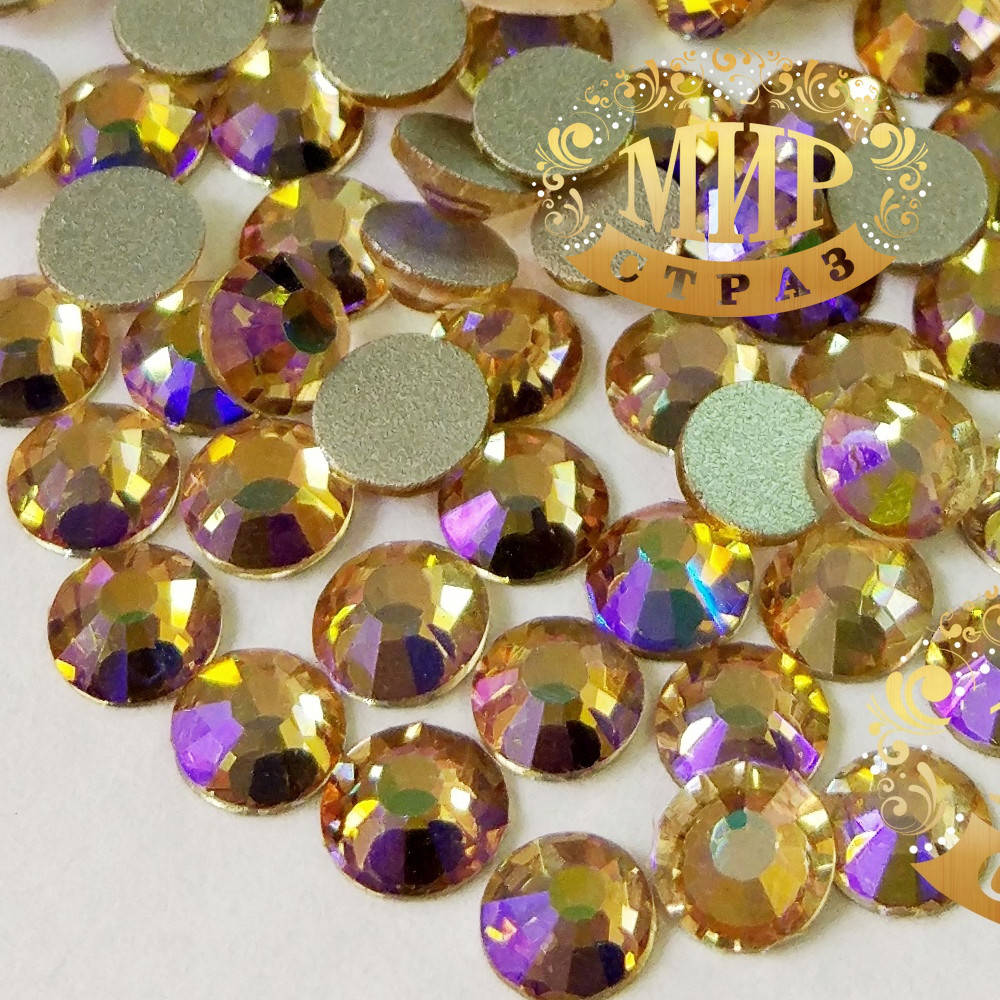 

Стразы-стекло Gold Transmission ss3(1,4мм), 100шт.