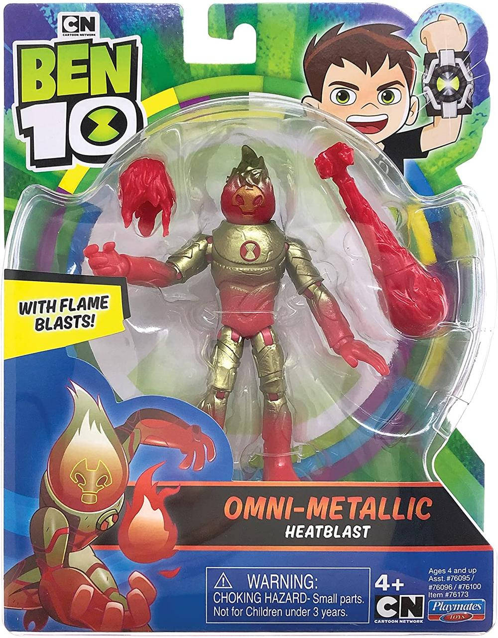 

Фигурка Человек огонь Металлик Бен 10 / Ben 10 Metallic Theme-Heatblast
