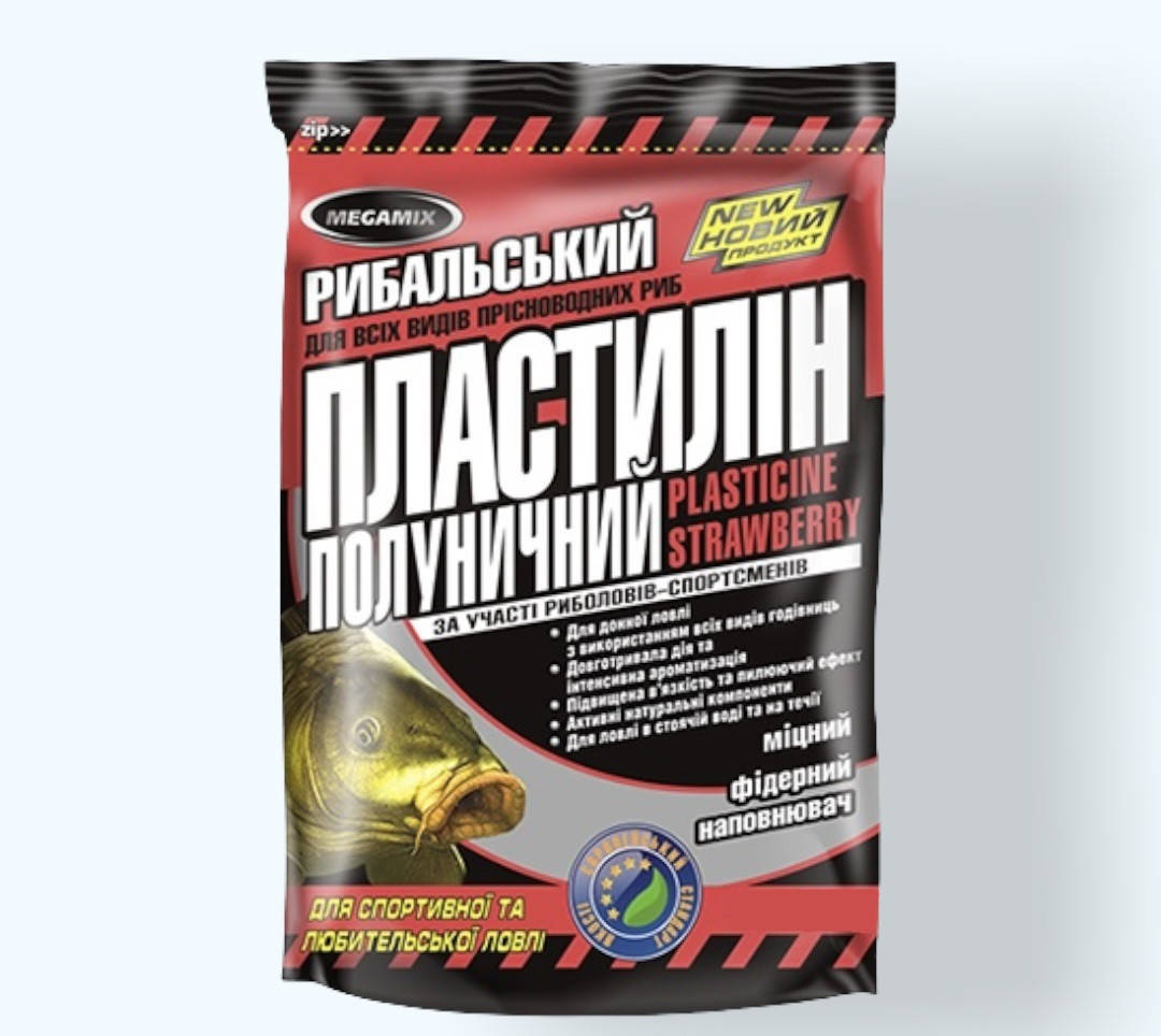 

Рыболовный пластилин прикормка MegaMix 250, Клубника