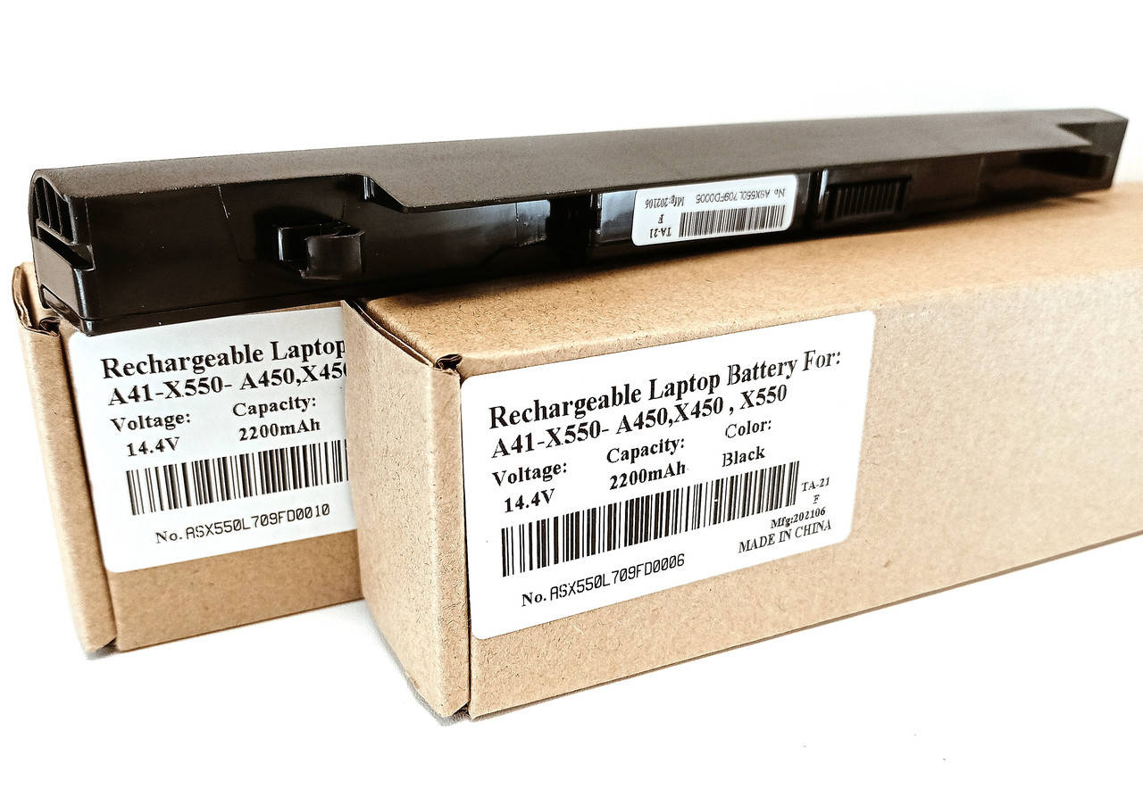 

Батарея Asus X550, X450, X450V, X450VE, X550A, X550L (A41-X550, AS-X550A), Черный