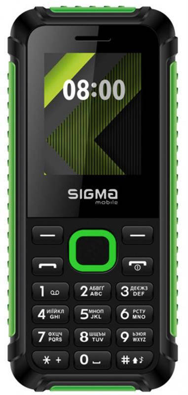 

Мобильный телефон Sigma mobile X-style 18 Track Dual Sim Black/Green