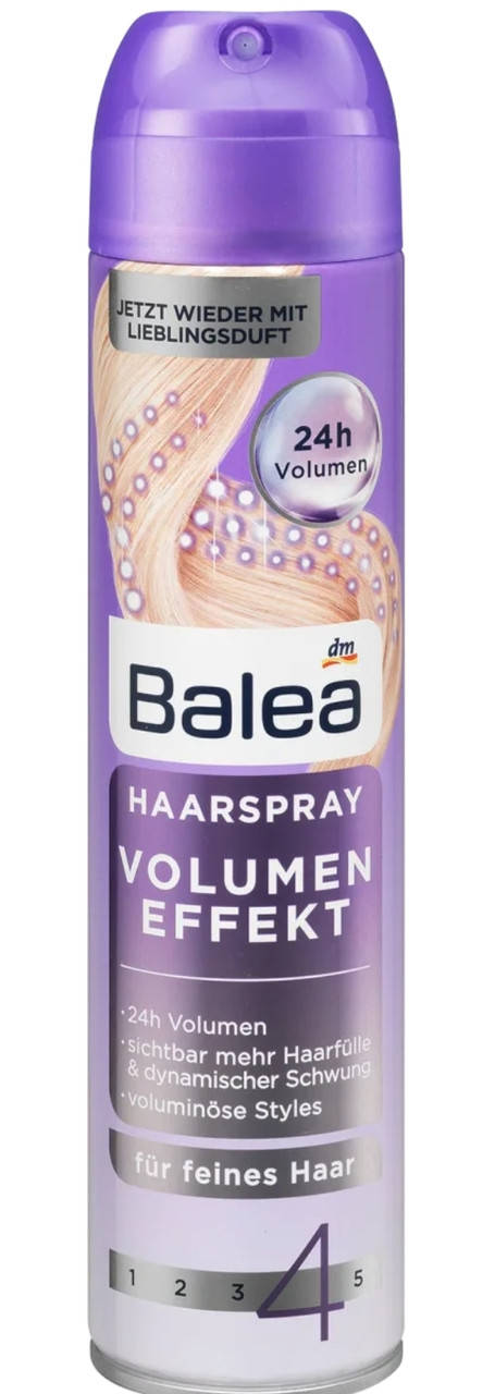 

Balea haar lack Volumen Effekt 4 лак для волосся з ефектом об'єму
