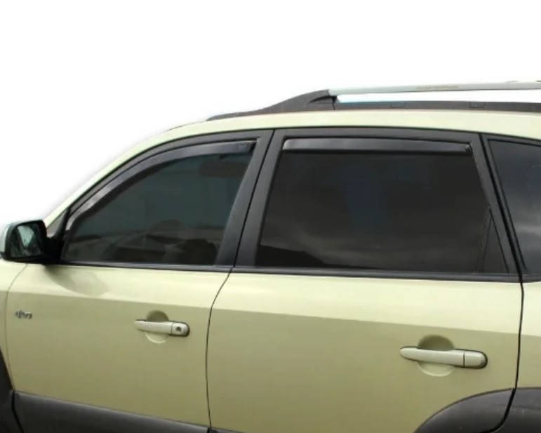 

Дефлекторы окон (вставные!) ветровики Hyundai Tucson 1 2004-2010 4шт., HEKO, 17239
