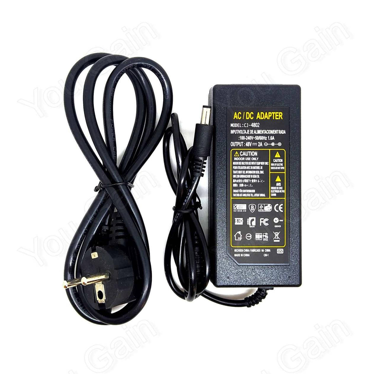 

Импульсный блок питания 48В 2А ATABA (пластиковый корпус). Сетевой кабель в комплекте