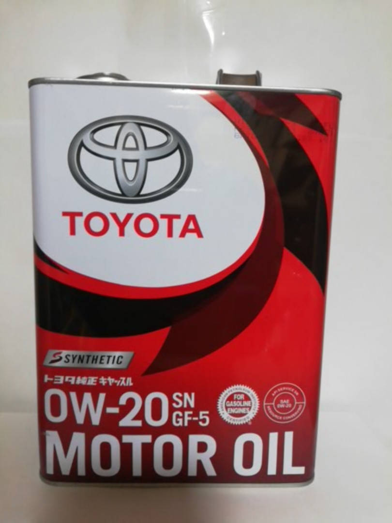 

Моторное масло Toyota SN 0W-20 4 л, (0888013205)