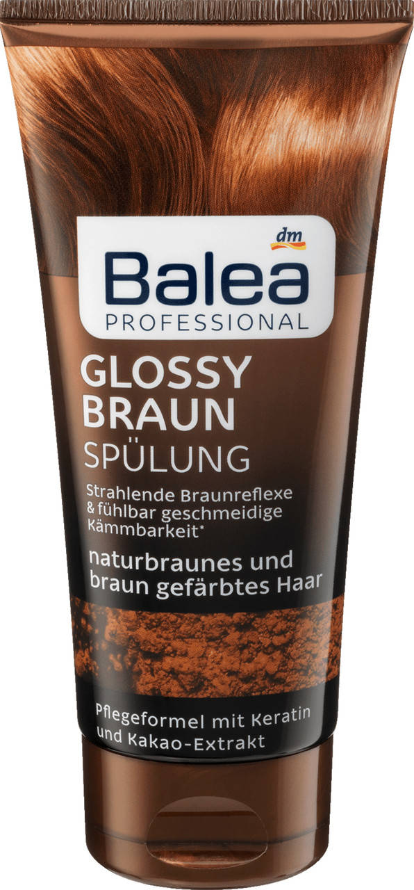 

Бальзам ополаскиватель для темных и крашеных волос Balea Professional Glossy Braun