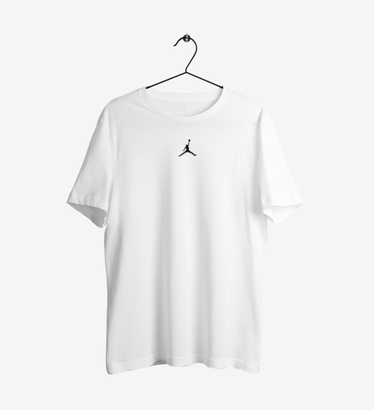 

Белая футболка Jordan Minimal Logo футболки Джордан унисекс
