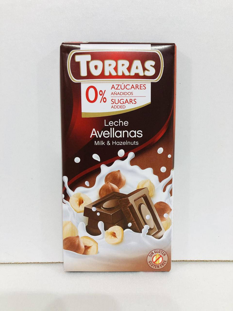 

Torras Milk chocolate with hazelnuts 75гр