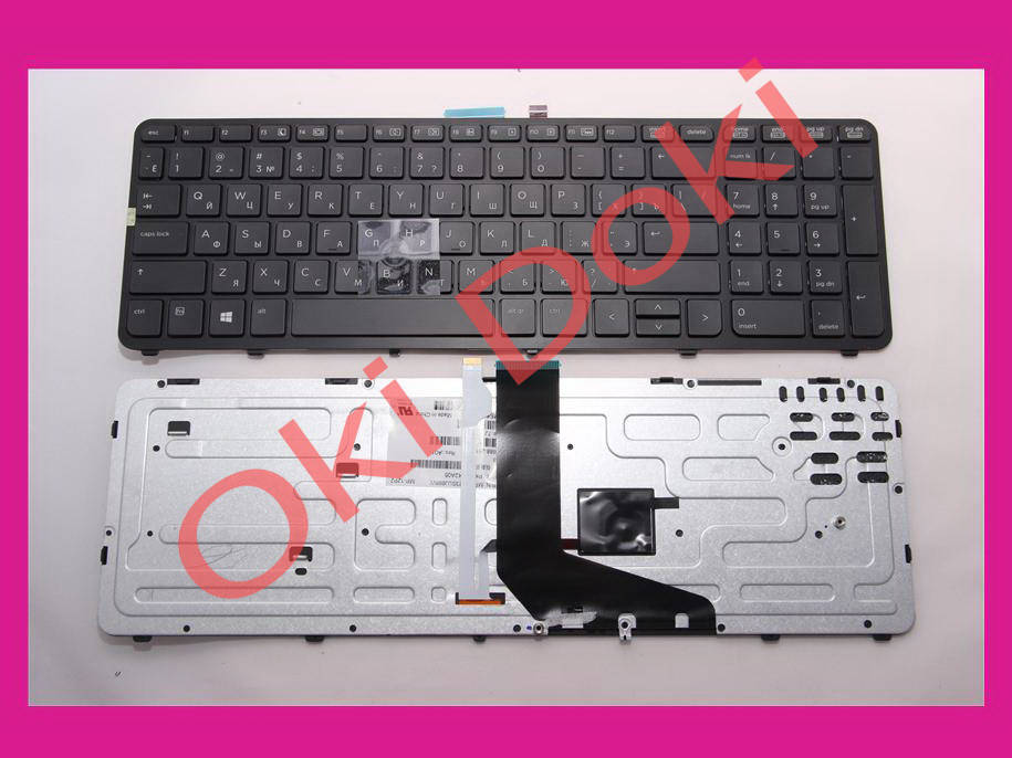 

Клавиатура HP ZBook 15 17 series 15 G3 15 E3 17 G3 rus black с подсветкой, Черный