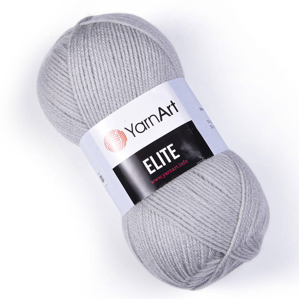 

Yarnart Elite № 855 светло-серый