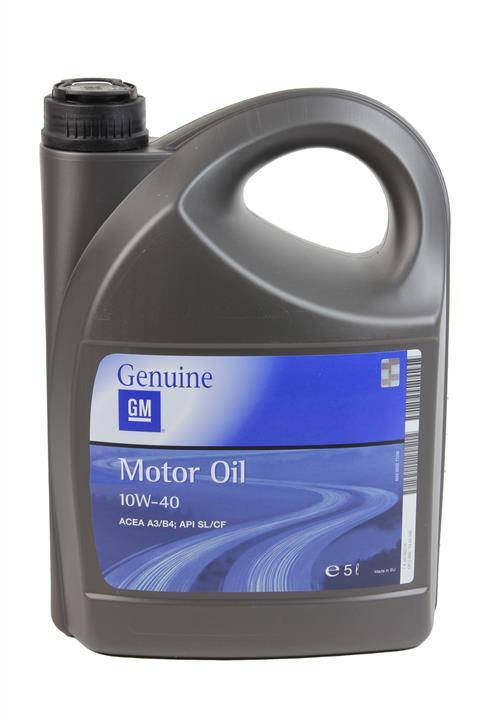 

Оригинальное моторное масло General Motors Semi Synthetic 10W-40, 5 л 93165216