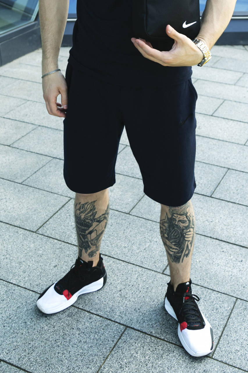 

Шорты мужские трикотажные Nike синие (S) 3XL, Синий