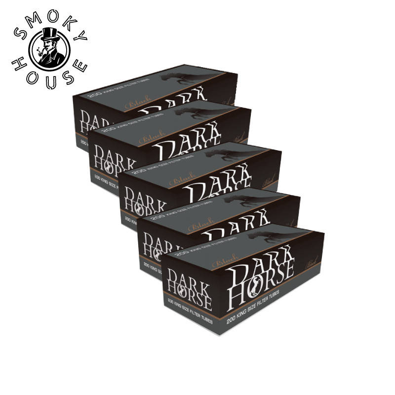 

Гильзы для набивки сигарет Dark Horse Black (черные) 200шт