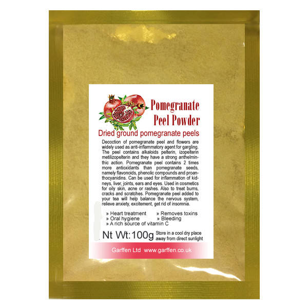 

Порошок кожуры граната (100 грамм) Pomegranate Peel Powder