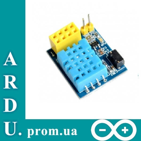

Модуль с датчиком температуры DHT11 для ESP-01 ESP8266 [#M-7]