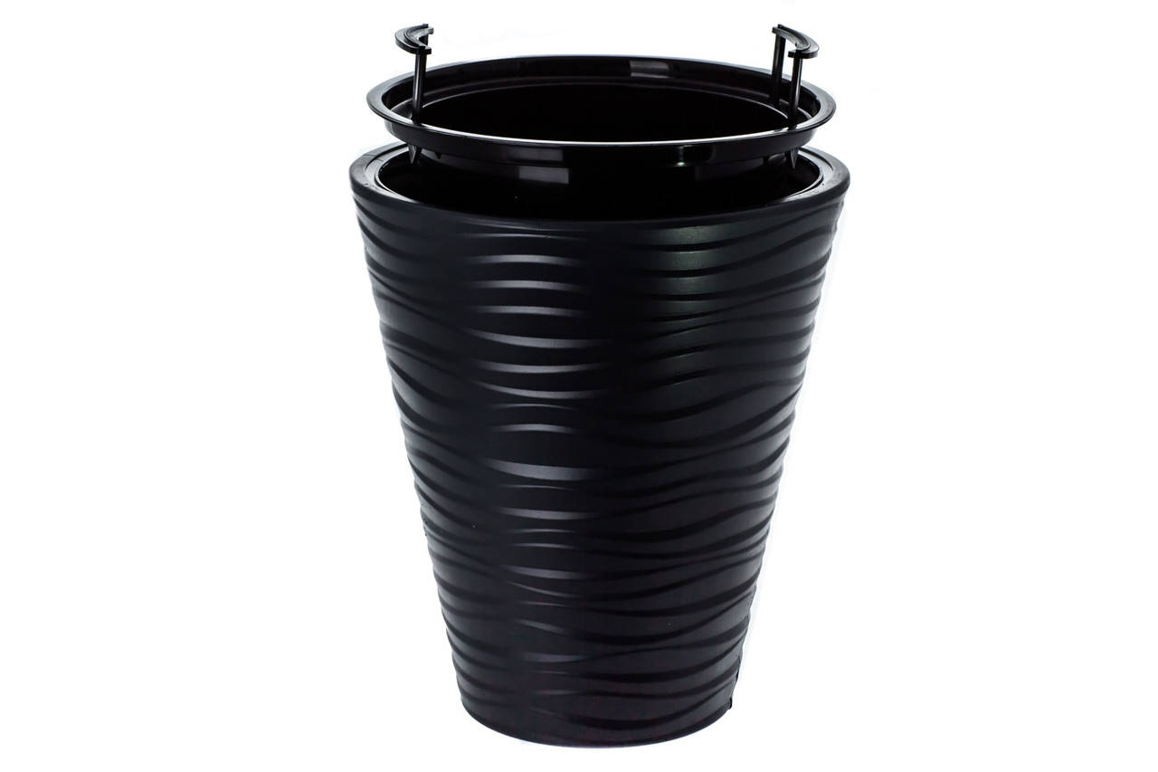 

Горшок для цветов Form-Plastic Сахара круглый 14,6 л 30 х 33 см, Цвет Антрацит