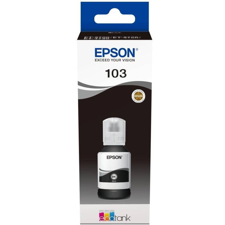 

Оригинальные чернила Epson №103 BLACK L1110, L3100, L3110, L3150, L3151, L3156, L3160, L5190 -65мл