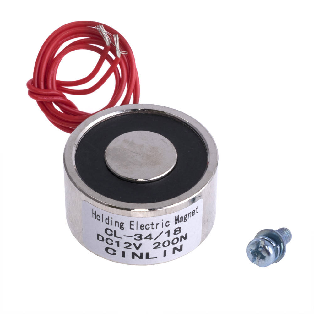 

Электромагнит CL-34/18 12V 6W 18kg/200N (Cinlin) Cinlin
