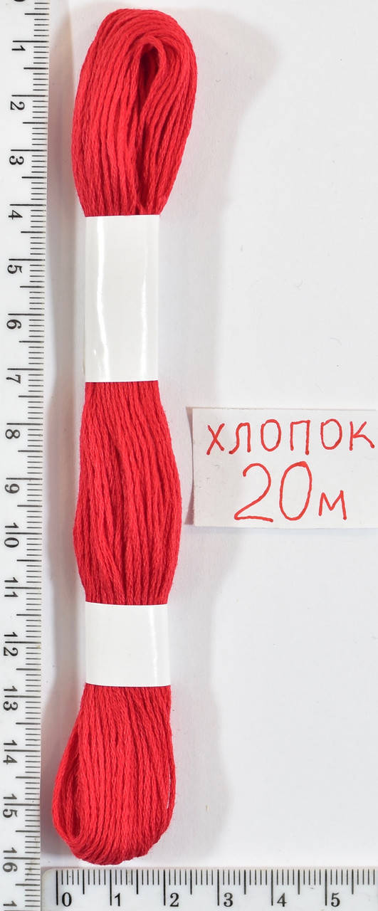

Мулине хлопок(20м) Питер (119)-красн уп=12шт
