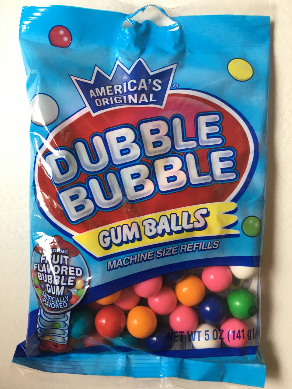 

Жуйка великі кульки Dubble Bubble Фруктове асорті