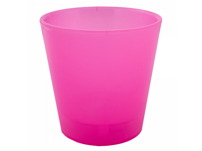 

ВАЗОН ДЕКО СО ВСТАВКОЙ Алеана 13*12,5 розовый прозрачный