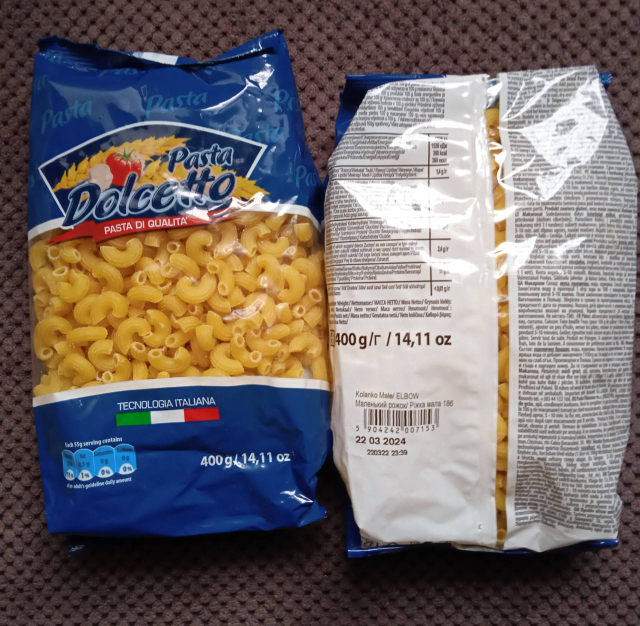 

Макароны Pasta Dolcetto 400g. Италия