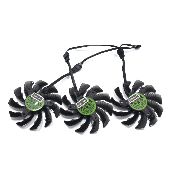 

3шт.Вентилятор T128010SU 75мм 12В 4пин для GTX 980 1060 1070 1080, оригинал комплект