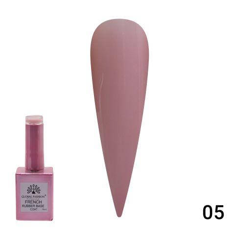 

Камуфляжная каучуковая френч база Rubber Base Coat French 15 мл Global Fashion