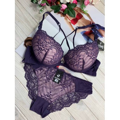 

Комплект жіночої нижньої білизни С 1529 фіолетовий, Сиреневый