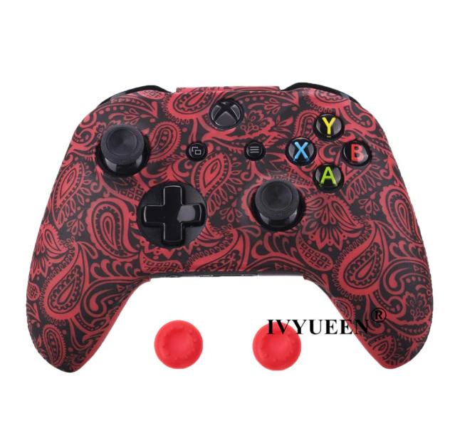 

Чехол силиконовый для геймпада Xbox One Series X/S Red Leaf