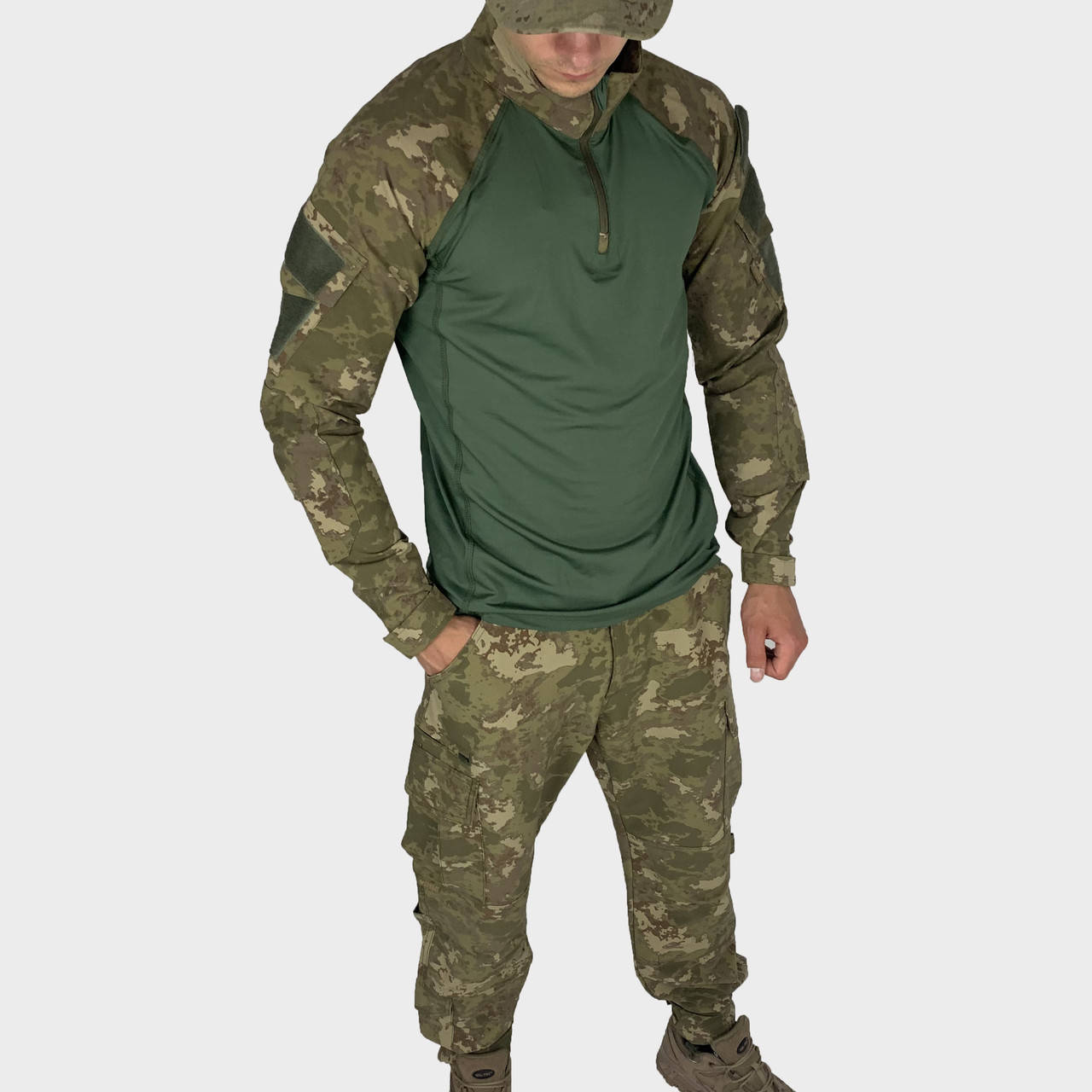 

Тактическая военная форма Combat Камуфляж Green dark MULTICAM ЗСУ, Зелёный