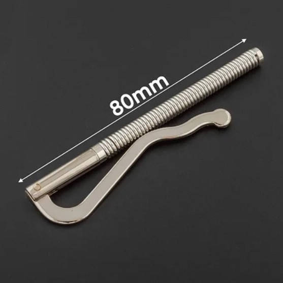 

Прижим для купюр 80 мм , зажим для денег никель