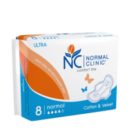 

NCF 06B "Normal Clinic" прокладка критическая Comfort ultra cotton&velvet (4 кр.) уп.8шт. 260 мм.