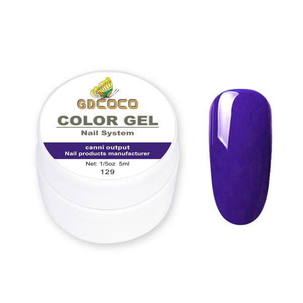 

Гель-краска GDСосо Color Gel 129 Сиреневый 5 ml