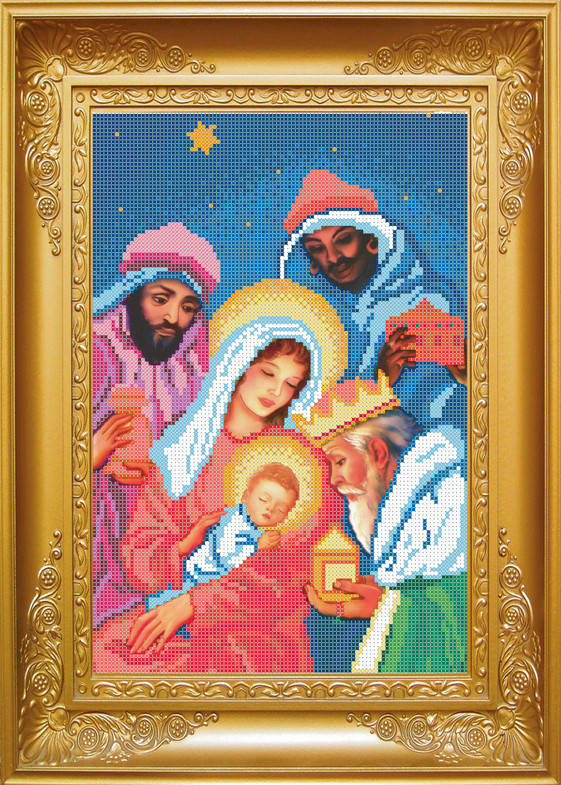 

Схема для вишивки бісером Бог Предвічний народився. Арт. КРМ-12