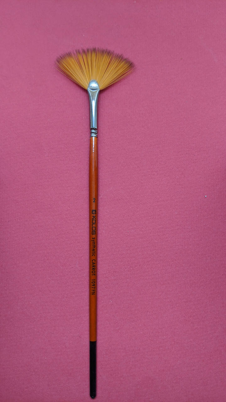 

Кисть синт. веерная 1097FN №2 Carrot Art Master