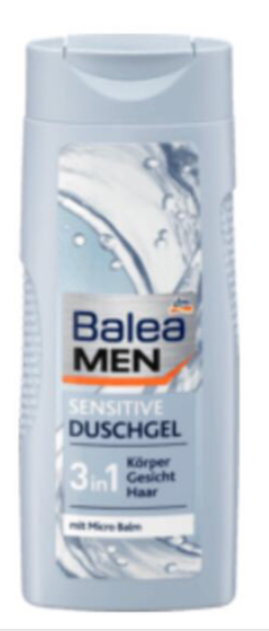 

Гель для душа Balea men Sensitive 3 в 1 300 ml