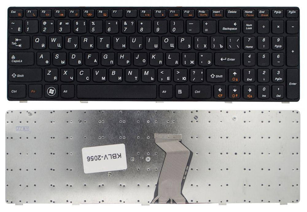 

Клавиатура Lenovo N580, Черный