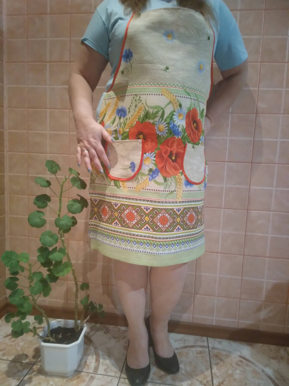 

Фартух кухонний (55*75см), Разные цвета