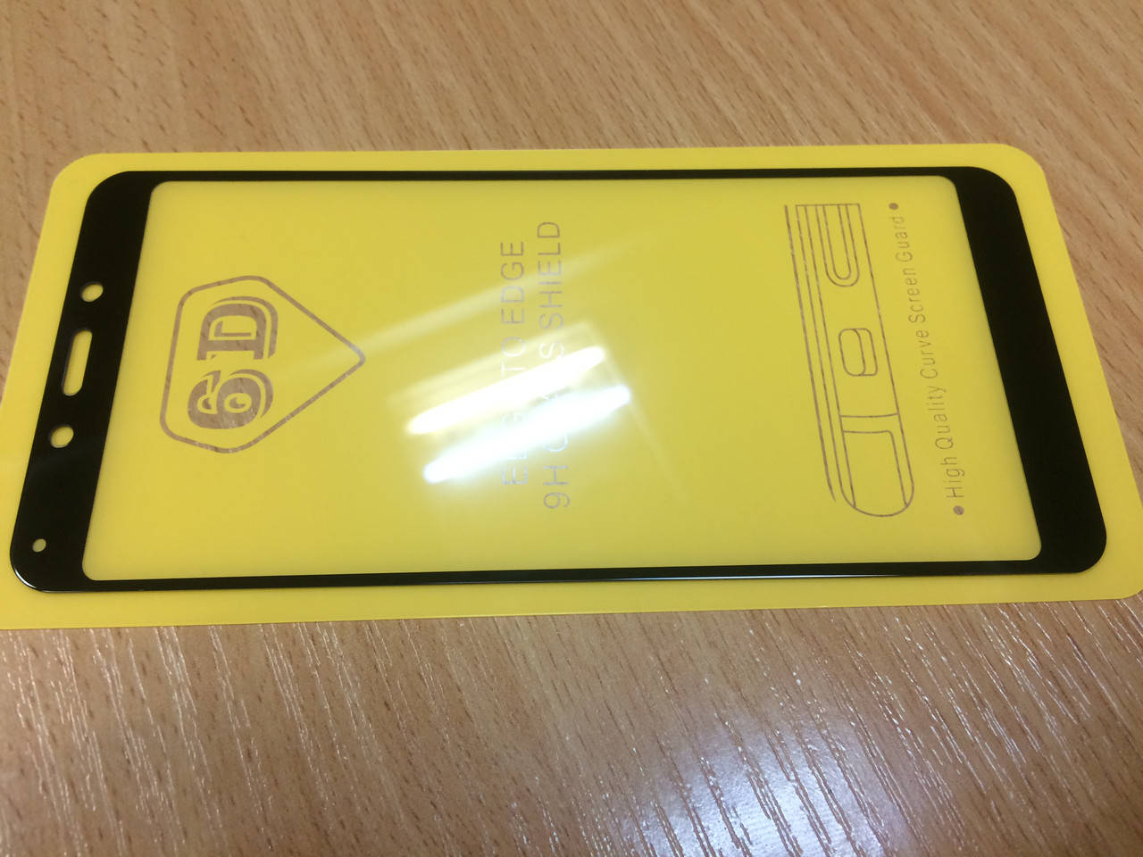 

Защитное стекло 5D/6D полноклеющееся с черной рамкой для Xiaomi Redmi 6/ 6A, Черный