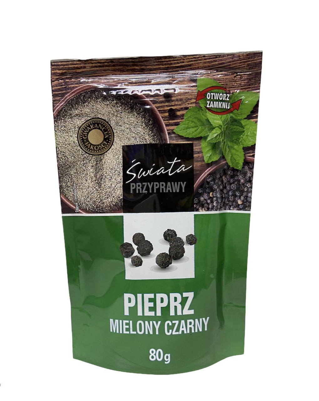

Чорний перець мелений Przyprawy Swiata 80 г 5900084234979