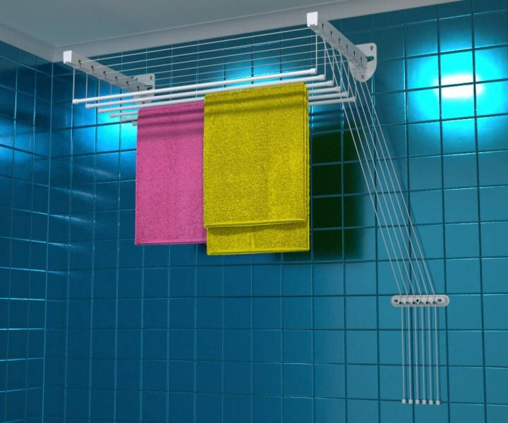 

Сушилка для белья Lift 200 см потолочно-настенная FLORIS, Белый