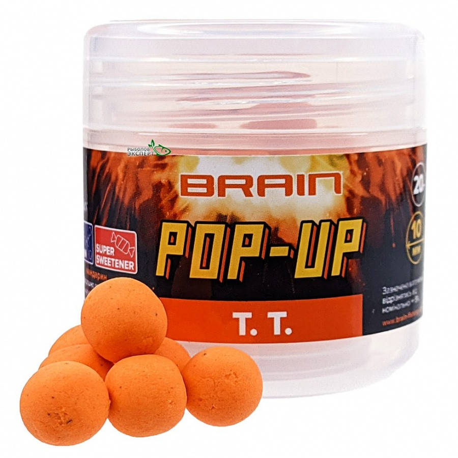 

Бойлы Brain плавающие Pop-Up F1 T.T. (Мандарин) 10мм