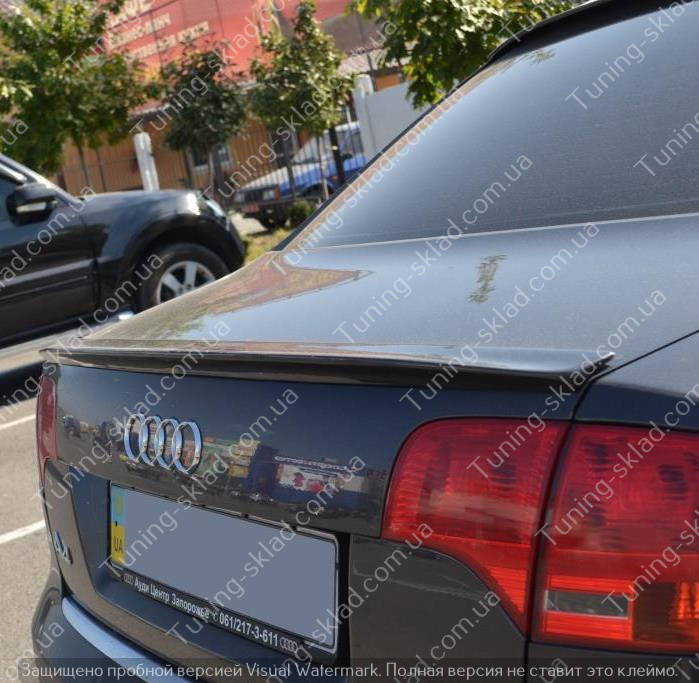 

Спойлер Audi A4 B6 (спойлер на крышку багажника Ауди А4 Б6)
