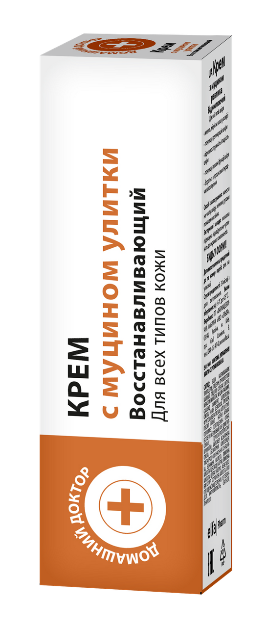 

Крем с муцином улитки Восстанавливающий 30мл Домашний доктор