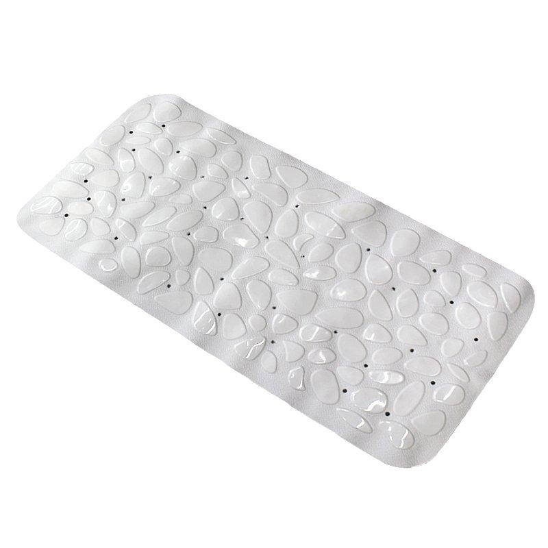 

Коврик в ванную комнату антискользящий резиновый 36х75 см Bathlux Flowers 40241 132558, Белый